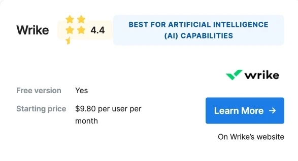 wrike project management tool