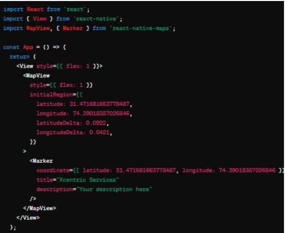 Xcentric in React Native Maps Integration