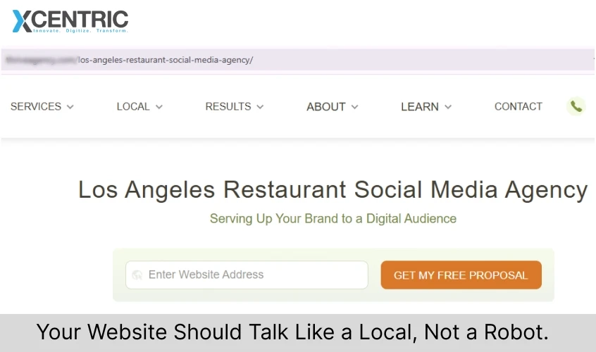 Your Website Should Talk Like a Local Not a Robot